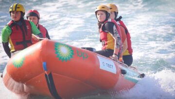 Waihī Beach lifeguards put wāhine in the driver's seat at regional IRB development day